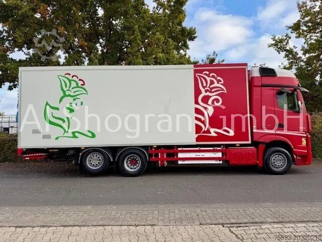 Refrigerated/frozen transport Mercedes-Benz Actros 2745 6x2/Mitsubishi TU85SA/Eu6/2 x LBW