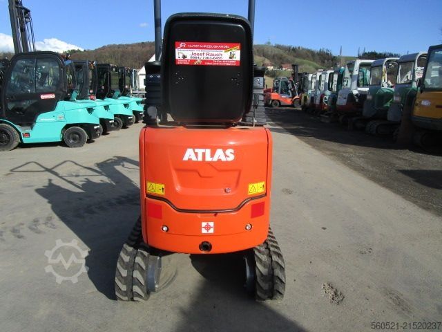 Minibagger Atlas AC08B - mechan. Schnellwechsler LEHNHOF + 3 Löffel