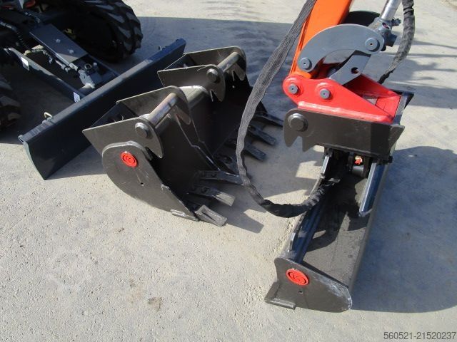 Minibagger Atlas AC08B - mechan. Schnellwechsler LEHNHOF + 3 Löffel