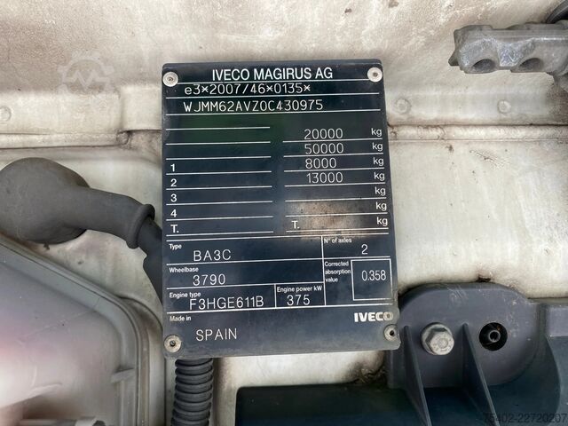Standard tractor Iveco S-WAY 510 / Retarder / Hydraulic / Full Spoilers