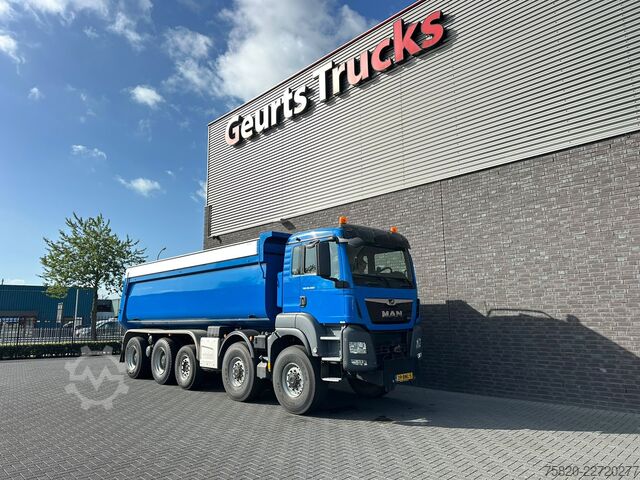 Tipper MAN TGS 50.500 10X8 BLH WSA KIPPER MET AFDEKKLEPPEN
