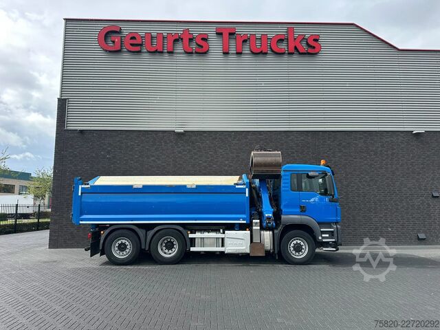 Tipper with crane MAN TGS 26.360 6X4H-4 BL KIPPER +EPSILON Q 170 EASY...