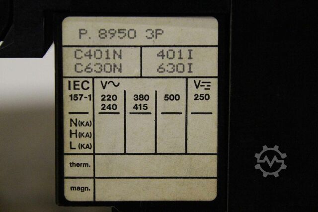 Lasttrennschalter Merlin Gerin compact  C630NI