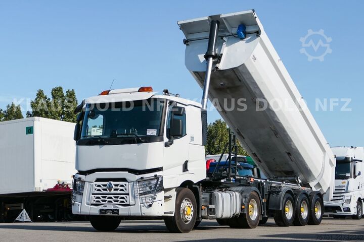 Tipper truck RENAULT C 520 X-Drive Komplettzug Kipper 25 m³