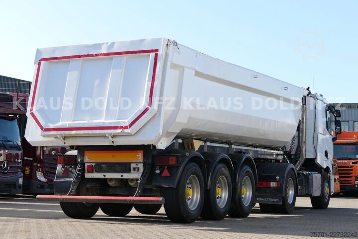 Tipper truck RENAULT C 520 X-Drive Komplettzug Kipper 25 m³