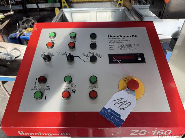 Center grinding machine HENNINGER ZS 160