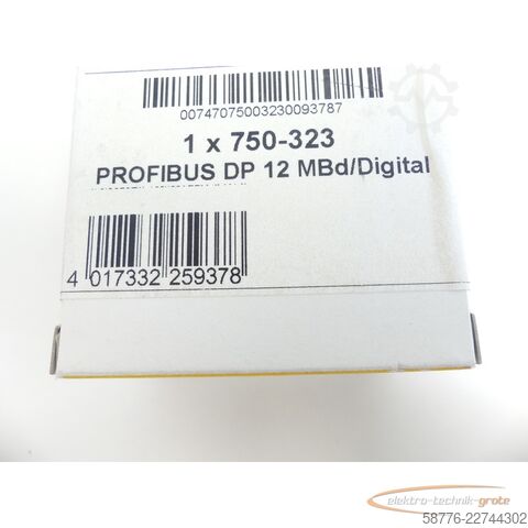 Komponente WAGO 750-323 Profibus DP 12 MBd/ Digital SN 131159 -!-