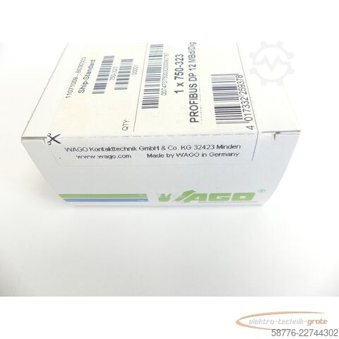 Komponente WAGO 750-323 Profibus DP 12 MBd/ Digital SN 131159 -!-