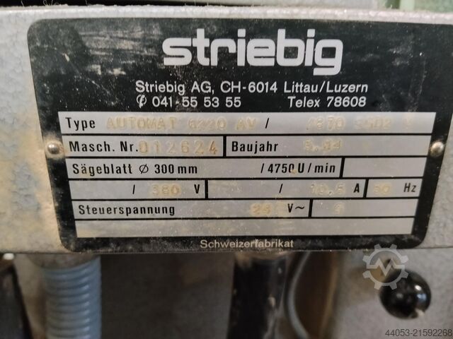 Plattensäge Striebig Automat 6220  