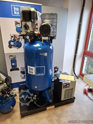 Kompressor mit Kältetrockner HoKuTec h BK119-270-10-VKK