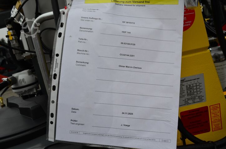 Wasserstrahl mit Hochdruck Hammelmann KAMAT FALCH,URACA-NLB-DENJET AQUAJET 144