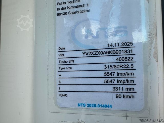 Absetzkipper LKW VOLVO FM 450 Absetzer Meiller AK 12MT Funk AHK HU