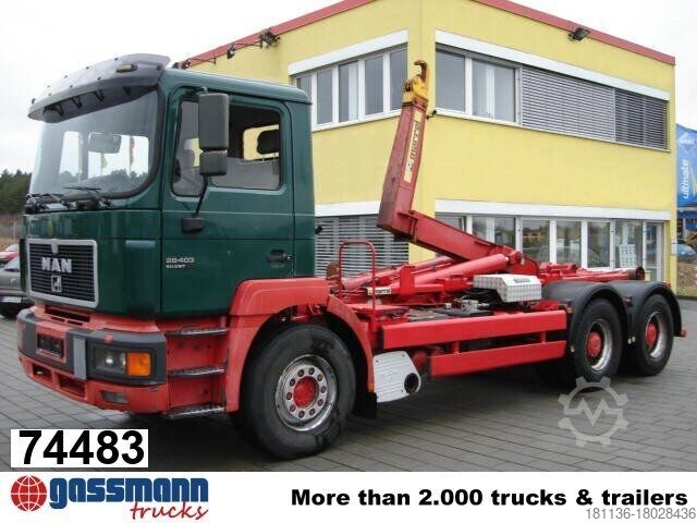 Roll-off tipper truck MAN 26.403 6x2, Marrell 26.70, AHK