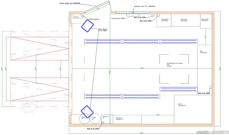 Workshop container  Werkstattcontainer Office Büro Container