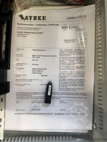 Universal Härteprüfmaschine Härteprüfer EMCO Test M4C 025