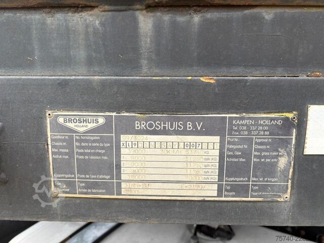 Autotransporter Broshuis PALFINGER 17502 5x + EXTENTABLE 3M + 3x AXLE ST...