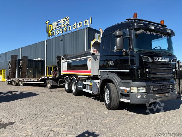 Autotransporter MUELLER MITTELTAL D3 + HYDROLIC FRONT/BACK LOADER + 3 AXLE + SPEC...