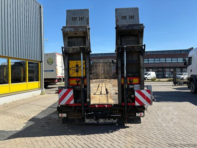 Autotransporter MUELLER MITTELTAL D3 + HYDROLIC FRONT/BACK LOADER + 3 AXLE + SPEC...
