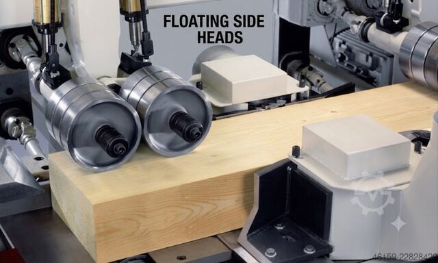Hobel- und Kehlautomat WEINIG HYDROMAT 2000 FLOATING VERTICAL SPINDLES