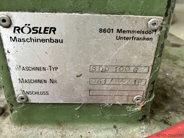 Trovalisiermaschine Gleitschleifmaschine RÖSLER SDD 100 G