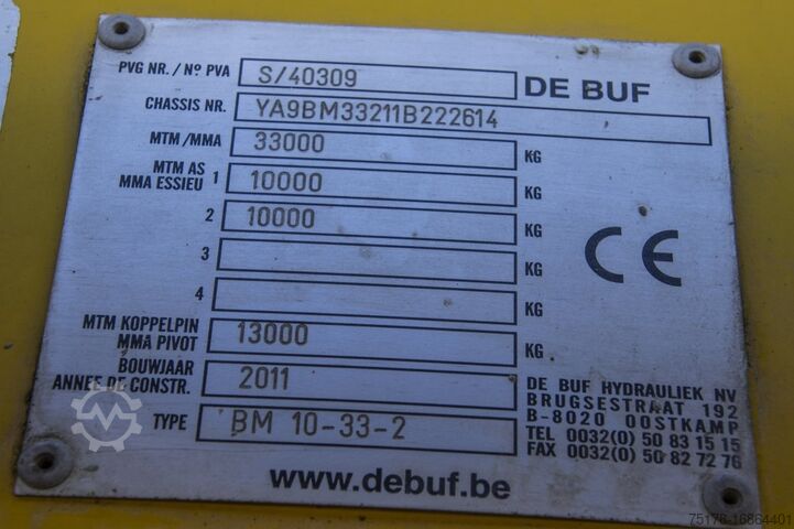 Mixer DE BUF MIXER/MALAXEUR/MISCHER-10M3 (gestuurd/gelenkt/d...