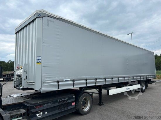 Auflieger mit Pritsche & Plane KRONE 1-ACHS AUFLIEGER, HECKABSTüTZUNG XL ZERTIFIKAT, EDSCHA-VERDECK,