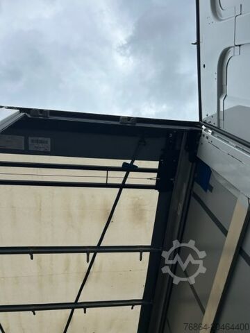 Auflieger mit Pritsche & Plane KRONE 1-ACHS AUFLIEGER, HECKABSTüTZUNG XL ZERTIFIKAT, EDSCHA-VERDECK,