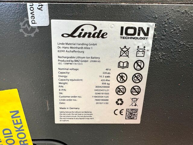 Frontstapler Linde E 16-02 [ID: 77]