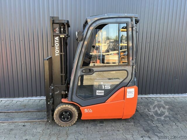 Elektro 3 Rad-Stapler Toyota 8FBE15T
