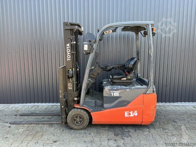 Elektro 3 Rad-Stapler Toyota 8FBE16T