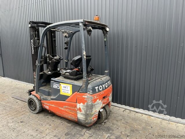 Elektro 3 Rad-Stapler Toyota 8FBE20T