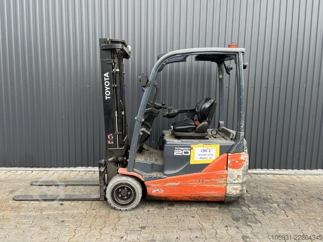 Elektro 3 Rad-Stapler Toyota 8FBE20T