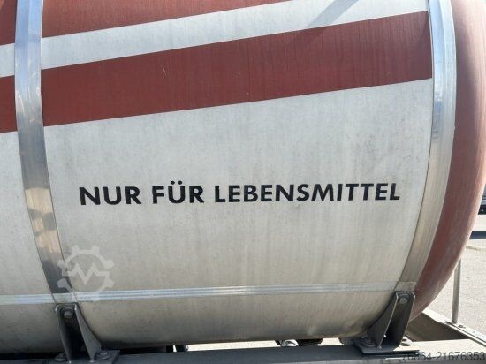 Tanker semitrailer MENCI LEBENSMITTELTANK ISOLIERT, 3 KAMMERN, 34000L LIFTACHSE,   BPW-ACHSEN,