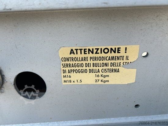 Tanker semitrailer MENCI LEBENSMITTELTANK ISOLIERT, 3 KAMMERN, 34000L LIFTACHSE,   BPW-ACHSEN,