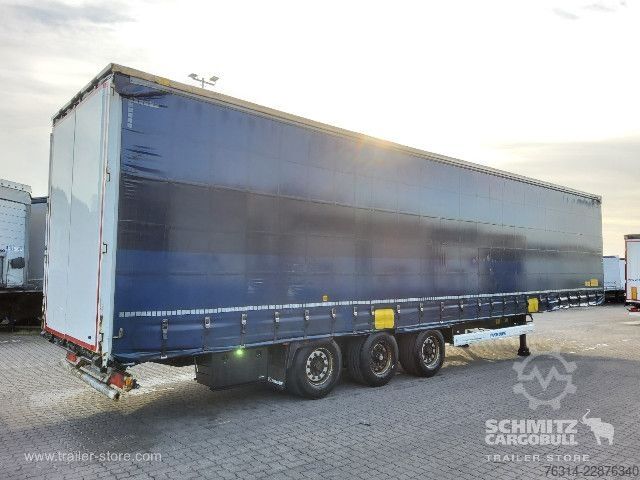 Auflieger mit Pritsche & Plane Krone Curtainsider Mega