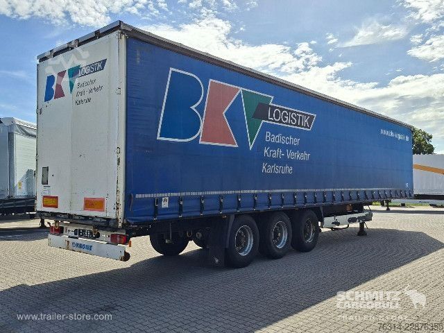 Auflieger mit Pritsche & Plane Krone Curtainsider Standard Getränke