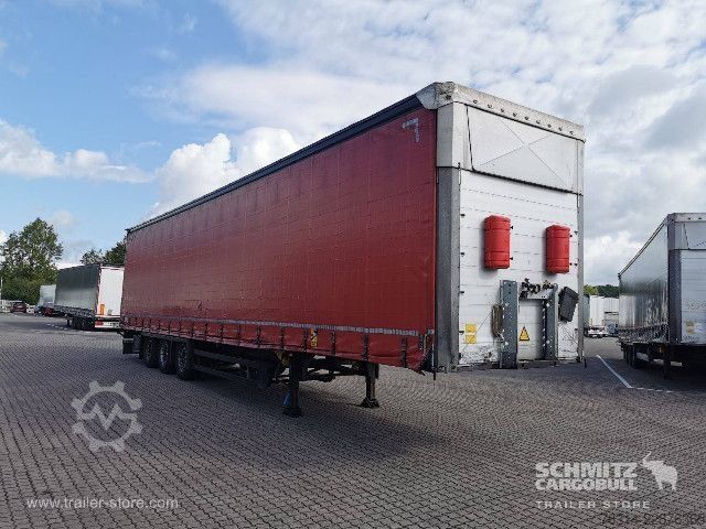 Auflieger mit Pritsche & Plane Schmitz Cargobull Curtainsider Mega
