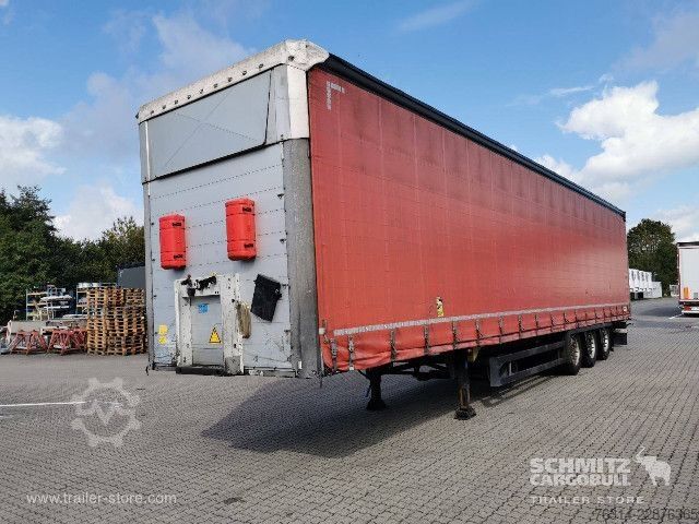 Auflieger mit Pritsche & Plane Schmitz Cargobull Curtainsider Mega