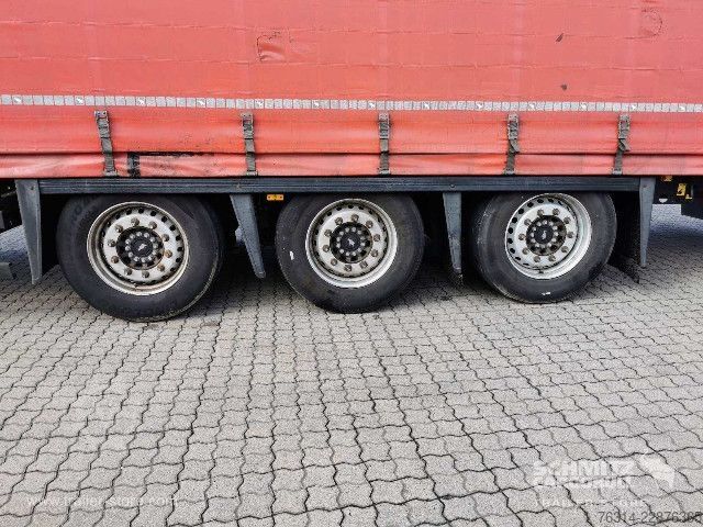 Auflieger mit Pritsche & Plane Schmitz Cargobull Curtainsider Mega