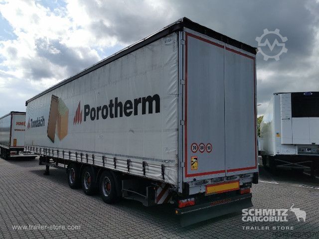 Auflieger mit Pritsche & Plane Schwarzmüller Curtainsider Mega