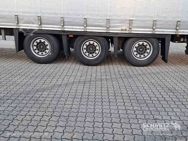 Auflieger mit Pritsche & Plane Schmitz Cargobull Curtainsider Mega Getränke