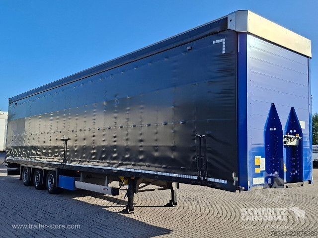 Auflieger mit Pritsche & Plane Schmitz Cargobull Curtainsider Mega Getränke