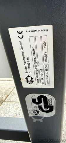 Plattenstanze und Plattenabkantgerät Heidelberg NELA Plattenabkantgerät