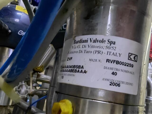 Used FISCHER Complete Skid-Mounted Pasteurization & Cooling Line Fischer 18CFG