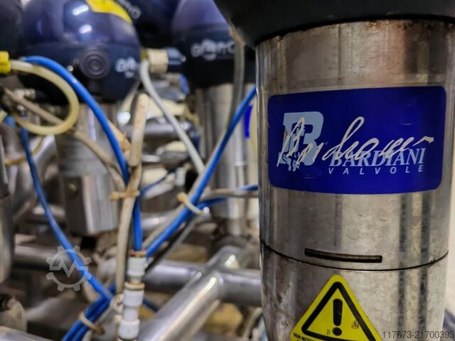 Used FISCHER Complete Skid-Mounted Pasteurization & Cooling Line Fischer 18CFG