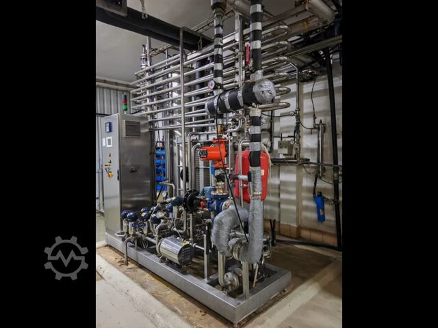 Used FISCHER Complete Skid-Mounted Pasteurization & Cooling Line Fischer 18CFG