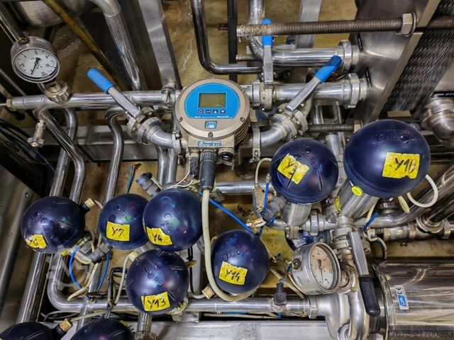 Used FISCHER Complete Skid-Mounted Pasteurization & Cooling Line Fischer 18CFG