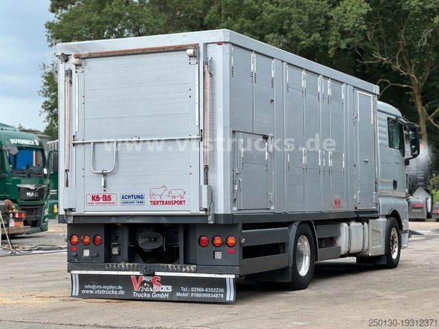 Viehtransporter LKW MAN TGX 18.400 Retarder Voll/Luft KA-BA 1.Stock ALU