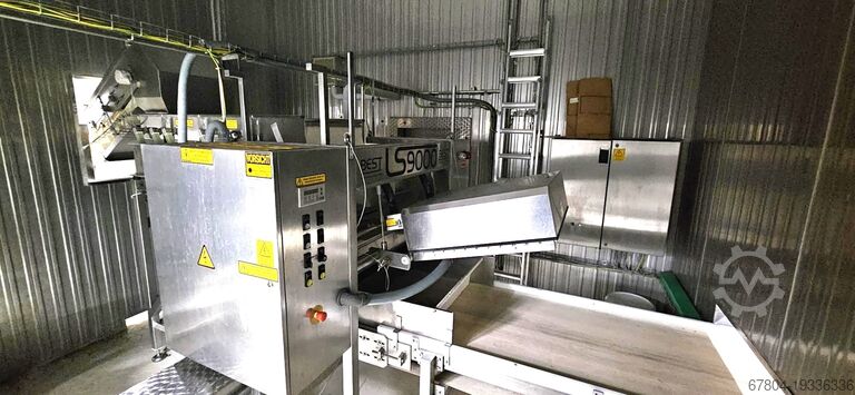Sorting system for fruit & packaging BEST Laser / Vollenda Waage Sortier- & Schlauchbeutelmaschine