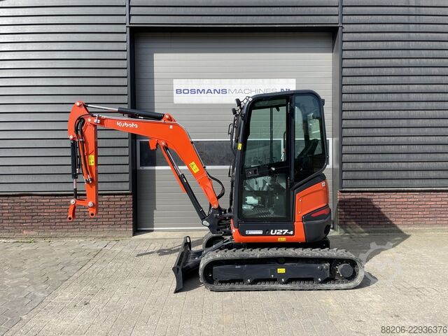 Kubota U27 hi-spec mini excavator NEW €580 LEASE KUBOTA U27 hi-spec minigraver NIEUW €580 LEASE